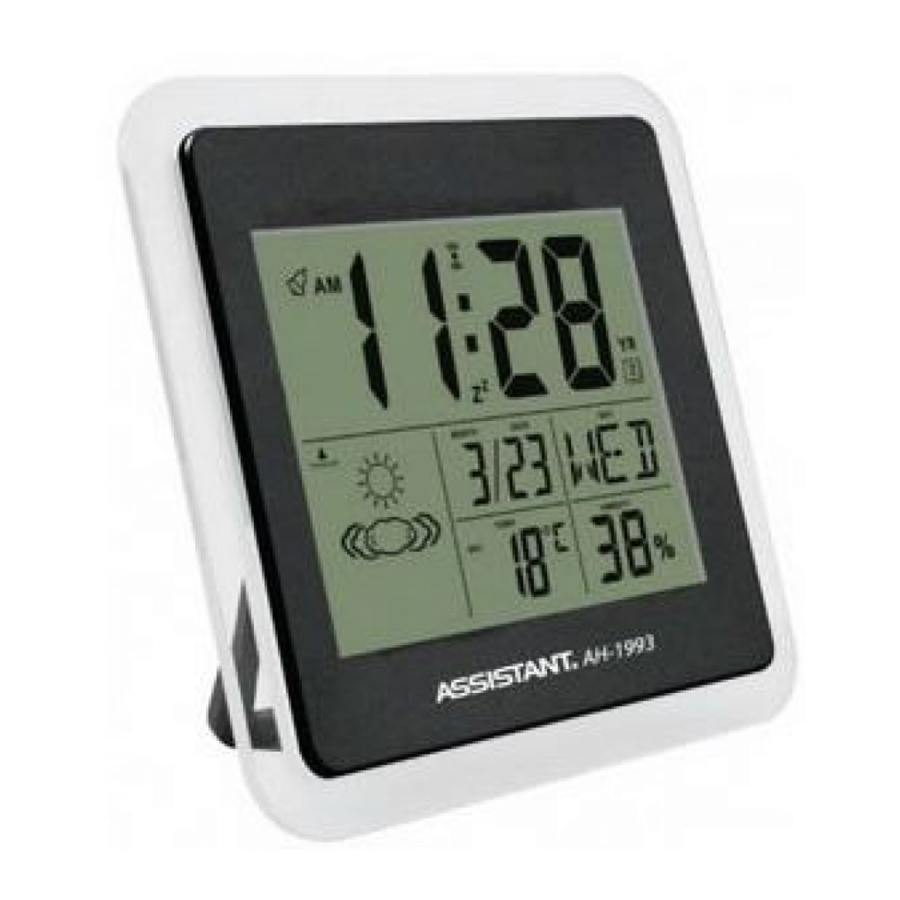 Assistant AH-1993 - Mini Weather Forecast Station Manual