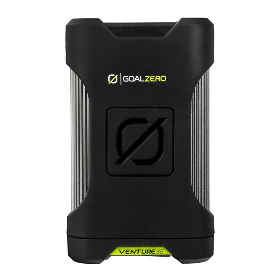 GOAL ZERO VENTURE 35 User Manual