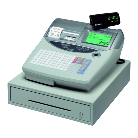 Casio TE2400 Operation Manual
