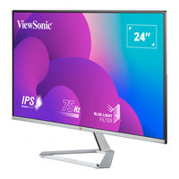 ViewSonic VX2476-SHD User Manual