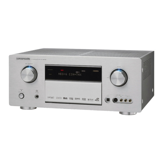 Marantz SR7002 Mode D'emploi