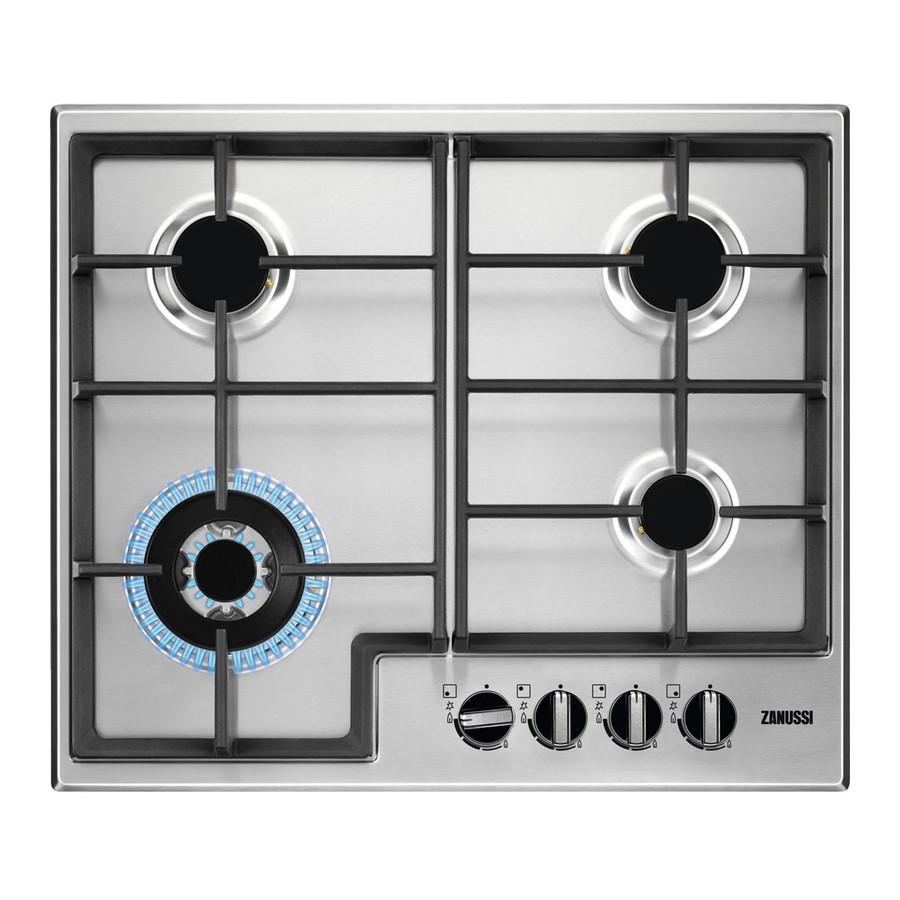 Zanussi Hobs Operating And Installation Manual