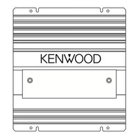 Kenwood KAC-628 Instruction Manual