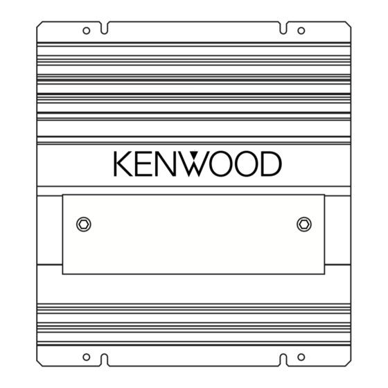 Kenwood KAC-728 Manuals