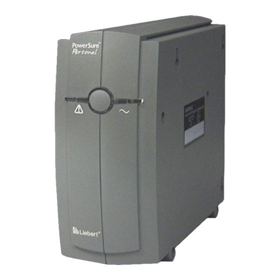 Liebert PowerSure Personal User Manual