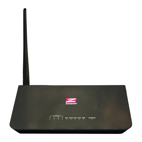 Zoom 5792 ADSL WiFi Modem/Router Manuals