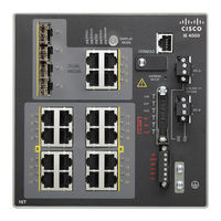Cisco IE 4000 Hardware Installation Manual