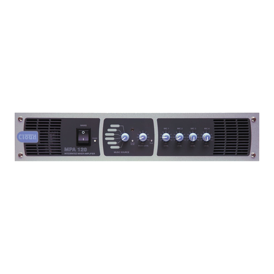 Cloud MPA240 Manual