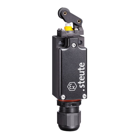 steute RF 95 SW868 Mounting And Wiring Instructions