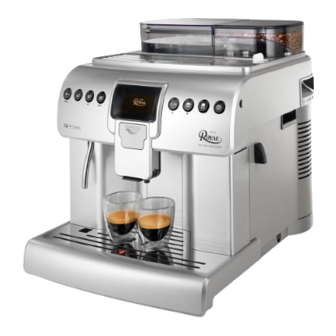 Philips Saeco HD8930/13 Quick Start Manual