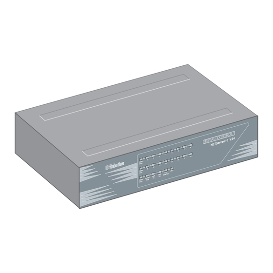 US Robotics Total Control NETServer/16 Command Reference Manual