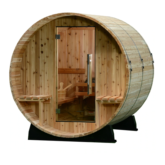 Almost Heaven Saunas Audra Instructions For Installation And Use Manual