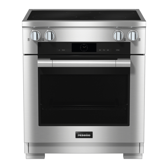 Miele HR 1622-3 i 30-inch Induction Range Manuals