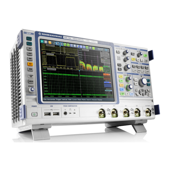 Rohde & Schwarz RTE User Manual