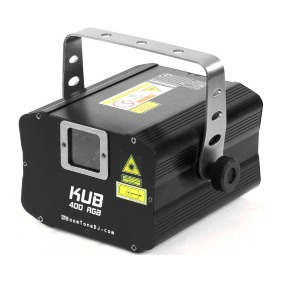 BoomToneDJ KUB 400 RGB User Manual