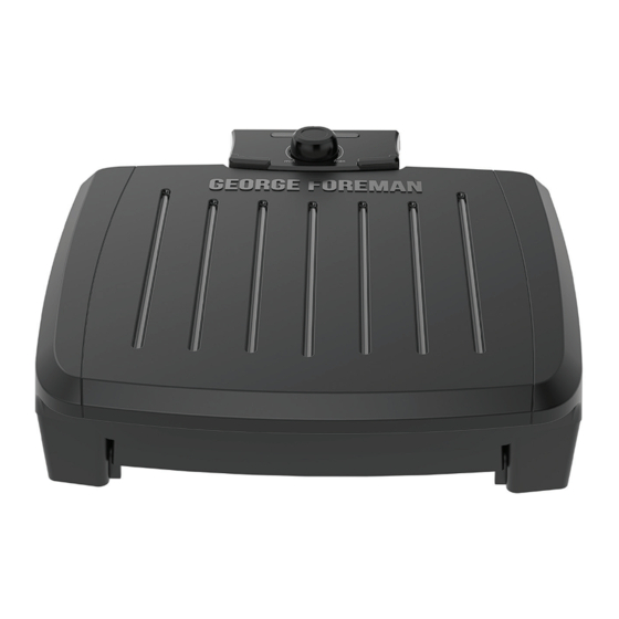 George Foreman CONTACT SUBMERSIBLE GRECV075B Use And Care Manual