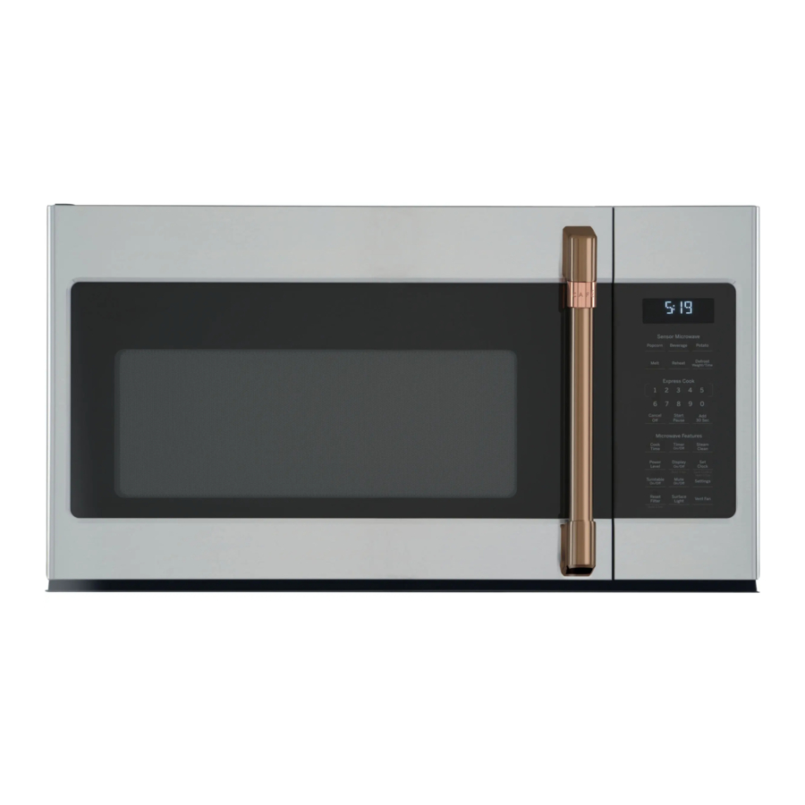 CAFE CVM519P2PS1 - Smart Microwave Oven Manual