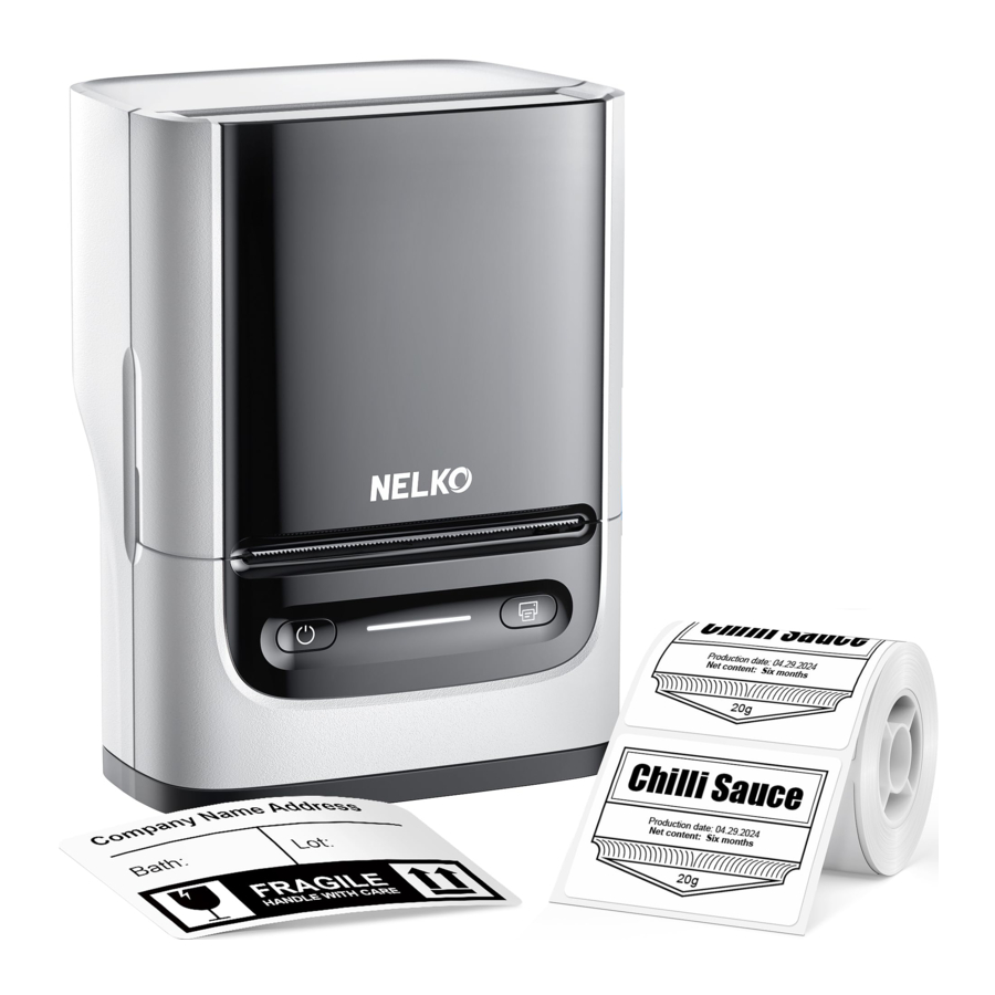 Nelko P220 - Label Printer Manual