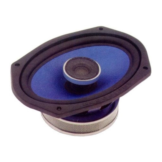 Audiobahn ACX693 Coaxial Car Speakers Manuals