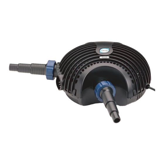 Oase Aquamax Eco 4000 CWS Operating Instructions Manual
