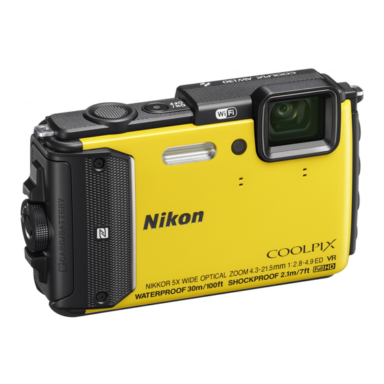 Nikon Coolpix AW130 Reference Manual