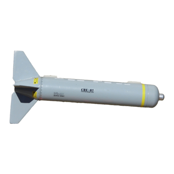Estes CLUSTER BOMB BLU-97B EST 2055 Instructions Manual