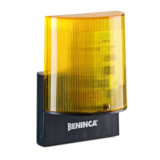 Beninca LAMPI24.LED Manual