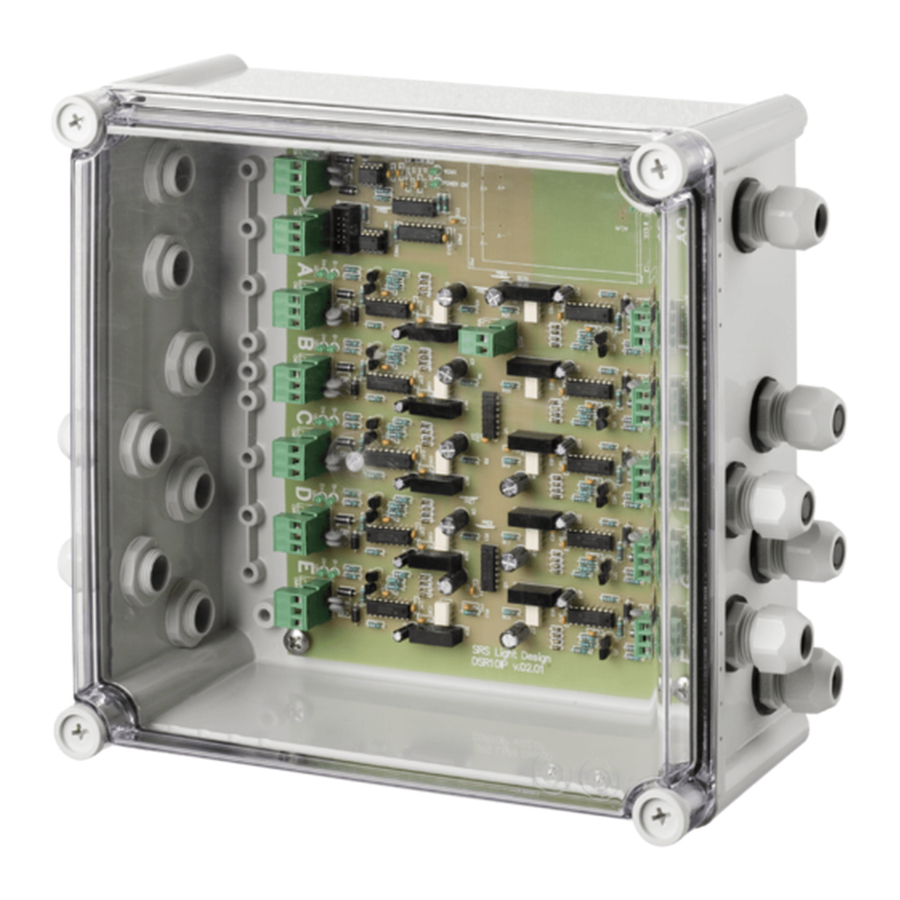 SRS Lighting DSR10IP Instruction Manual