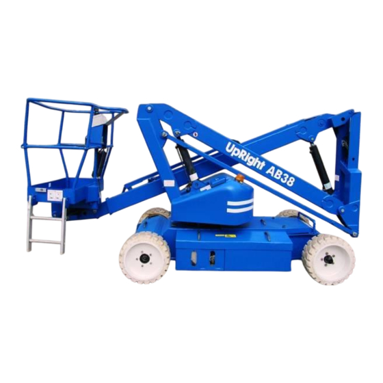 Upright AB38 Service & Parts Manual