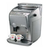 Gaggia SUP025Y Operating Instructions Manual