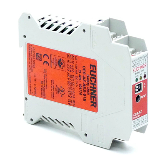 EUCHNER CES-AZ-AES Series Operating Instructions Manual