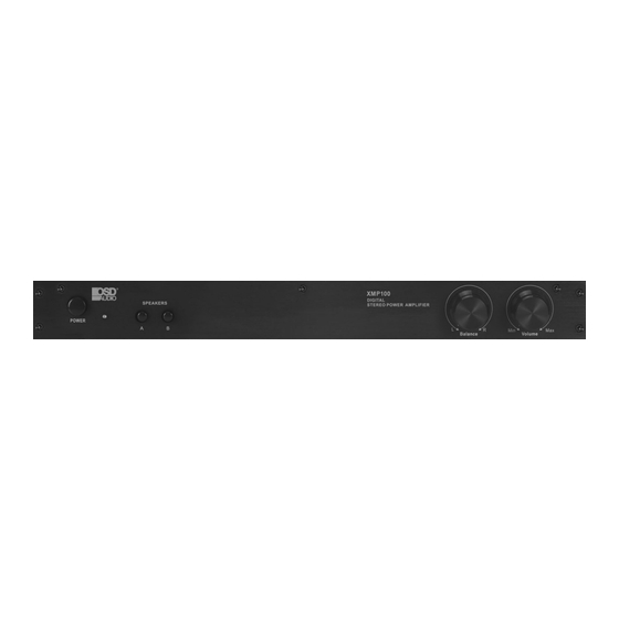 OSD Audio XMP100 Owner's Manual