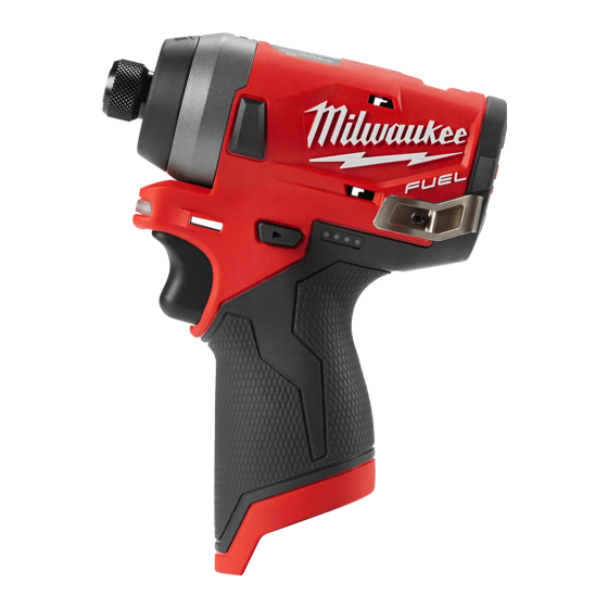 Milwaukee M12 FUEL 2553-20 Manuals