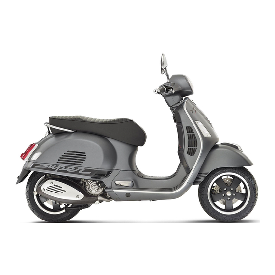 VESPA GTS 300 i.e. ABS 2018 Manual