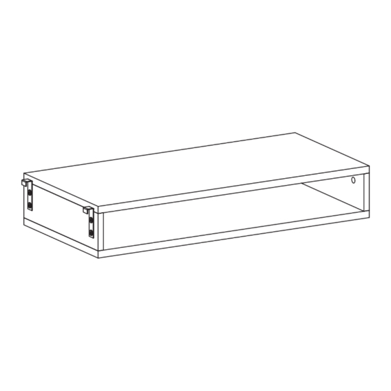 FLEXI STORAGE SILHOUETTE OPEN SLIM CABINET Quick Start Manual