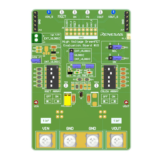 Renesas SLG59H1132V-EVB Manual