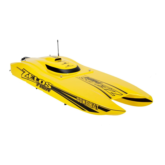 ProBoat Zelos Twin PRB08021 Manuals