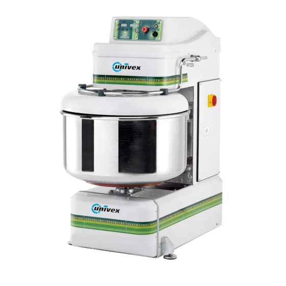 Univex GREENLINE SERIES Operating Manual