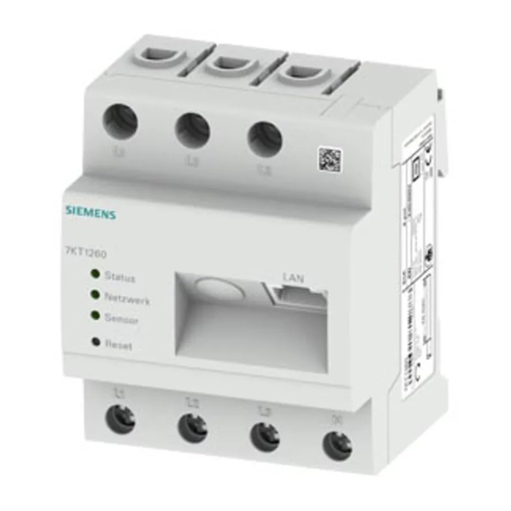 Siemens SENTRON 7KT PAC1200 Manuals
