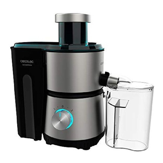 cecotec JUICE&FRESH 400 TITAN Instruction Manual