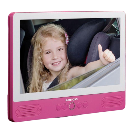 LENCO TDV-900b User Manual