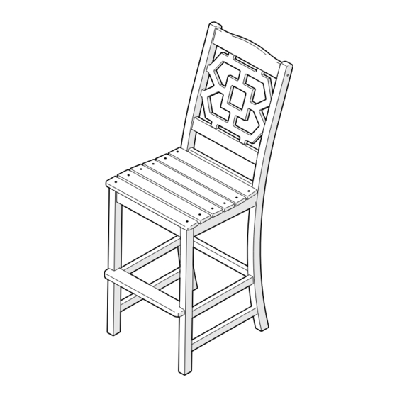 Polywood Chinoiserie MSTGD192 Assembly Instructions