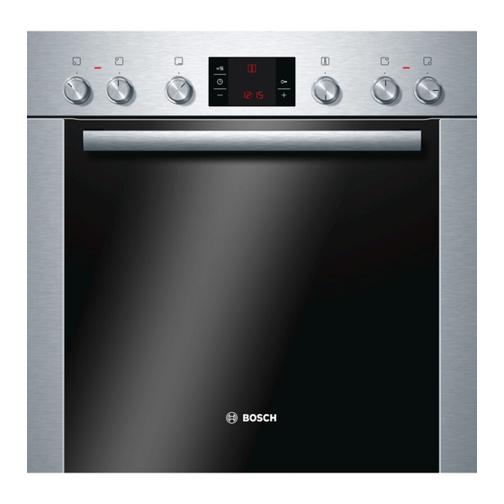 Bosch HEA73B2 0 Series Instruction Manual
