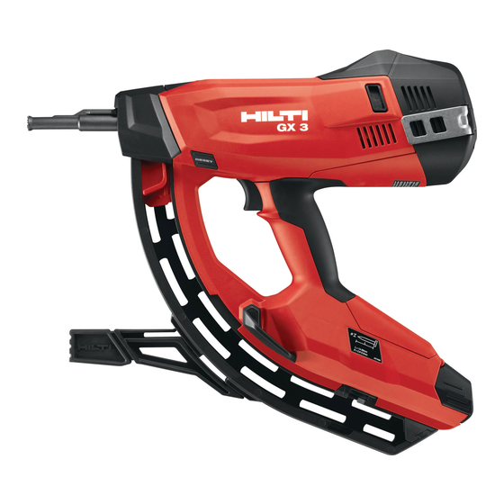 Hilti GX 3 Manual