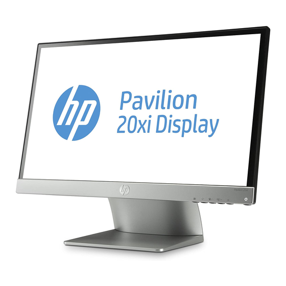 HP Pavilion IPS Manuals