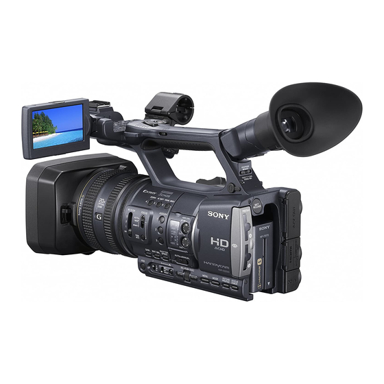 Sony Handycam HDR-AX2000E Operating Manual