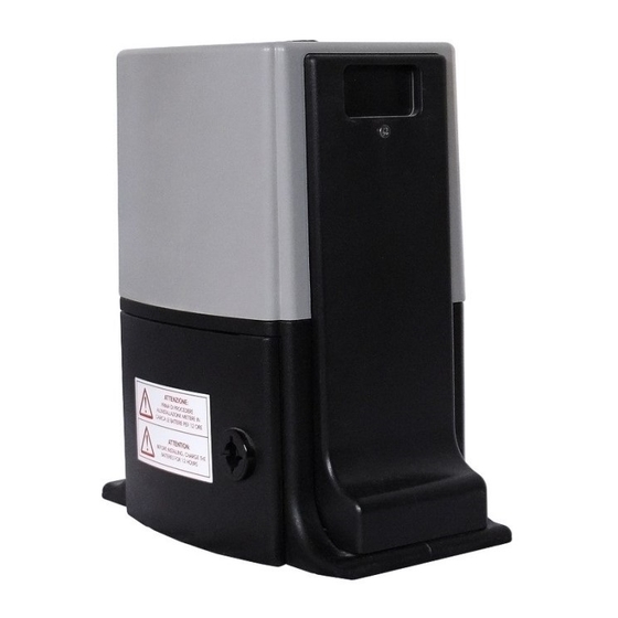 FAAC Estate SLIDE E-SL 1200 Series Instruction Manual