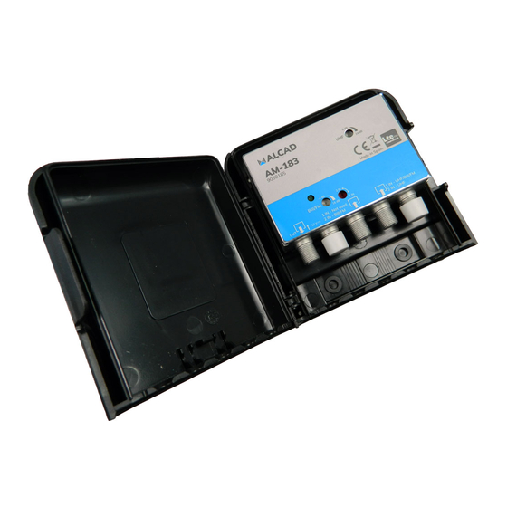 Alcad AM-183 Quick Start Manual