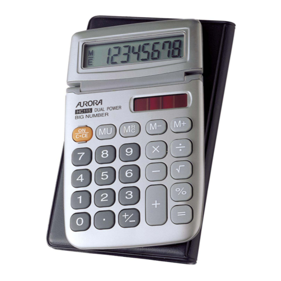 Aurora HC115 Specifications