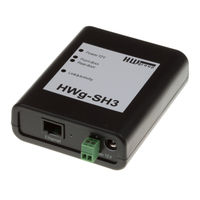 HW Group HWg-SH3 Manual
